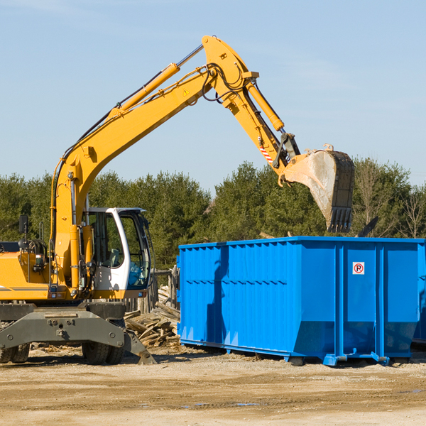 what are the rental fees for a residential dumpster in Downey California